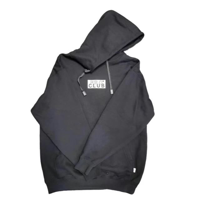 pro club Heavyweight Pullover hoodie Embordered box logo