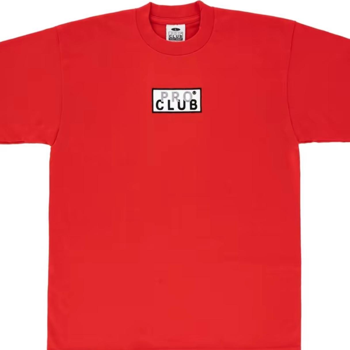 Pro Club Heavyweight Short Sleeve Embroidered Box Logo