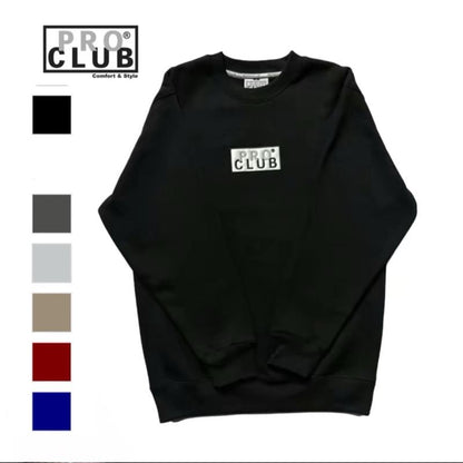 Pro Club Crew Neck Fleece embroidered logo