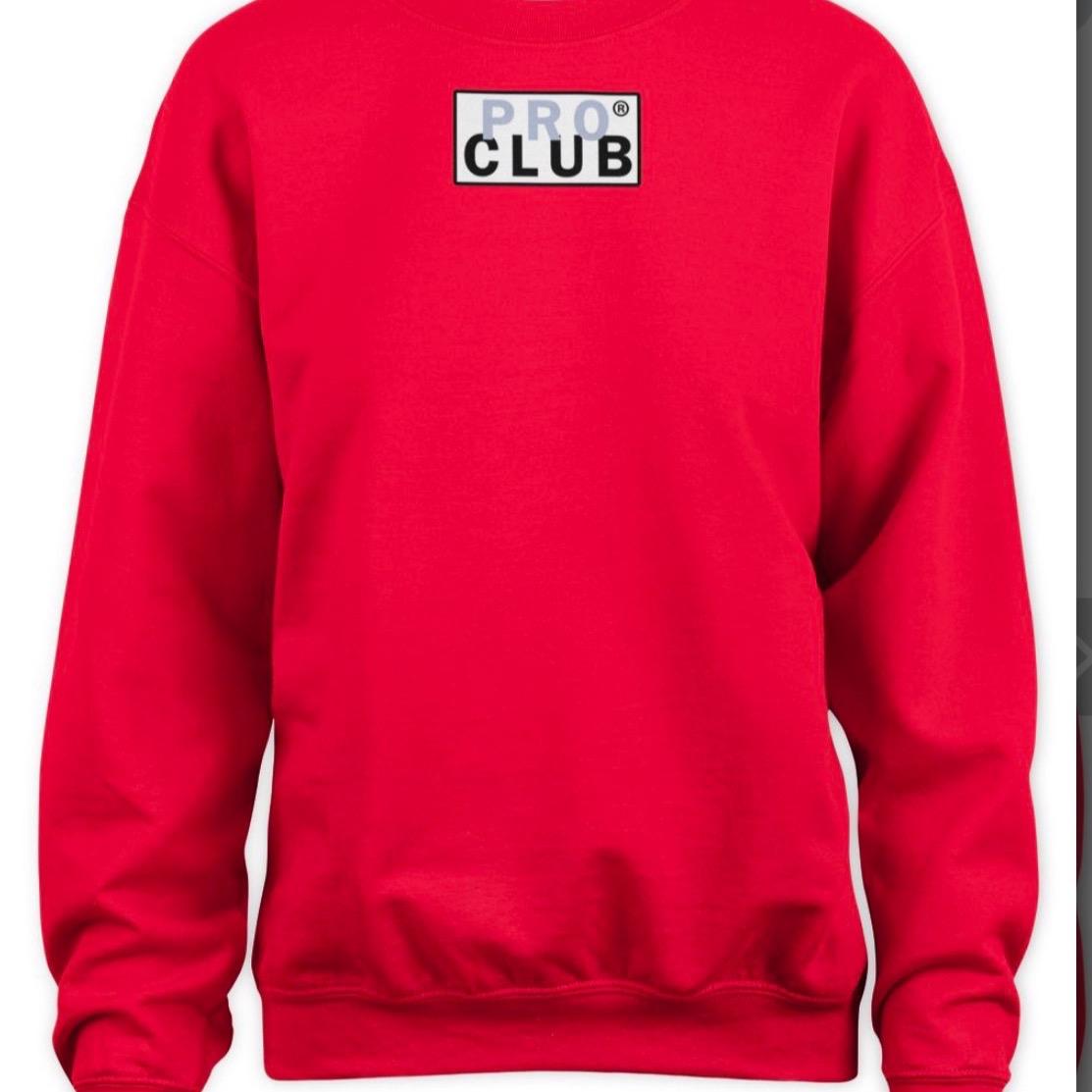Pro Club Crew Neck Fleece embroidered logo