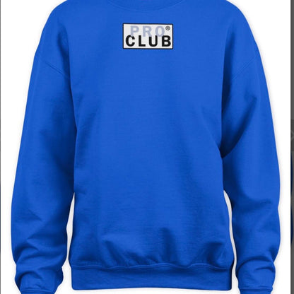 Pro Club Crew Neck Fleece embroidered logo