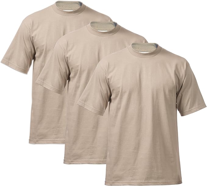 Pro Club 3-Pack Heavyweight Cotton Short Sleeve Crew Neck T-Shirt