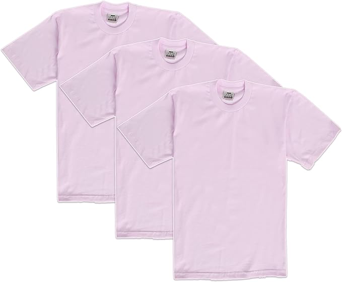 Pro Club 3-Pack Heavyweight Cotton Short Sleeve Crew Neck T-Shirt