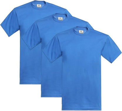 Pro Club 3-Pack Heavyweight Cotton Short Sleeve Crew Neck T-Shirt