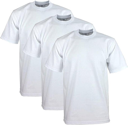 Pro Club 3-Pack Heavyweight Cotton Short Sleeve Crew Neck T-Shirt