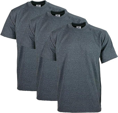 Pro Club 3-Pack Heavyweight Cotton Short Sleeve Crew Neck T-Shirt