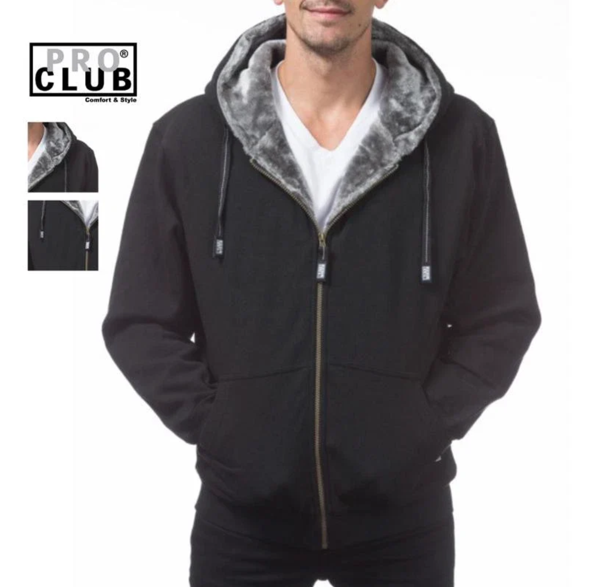 Pro Club Heavyweight Pile Full Zip Hoodie