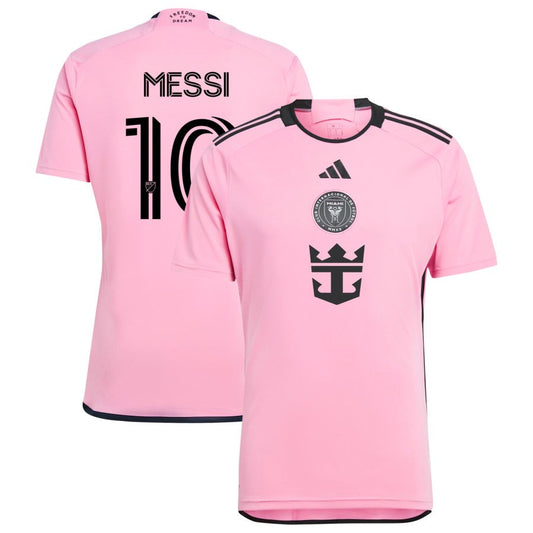 LIONEL MESSI INTER MIAMI CF MENS REPLICA SOCCER HOME JERSEY - PINK