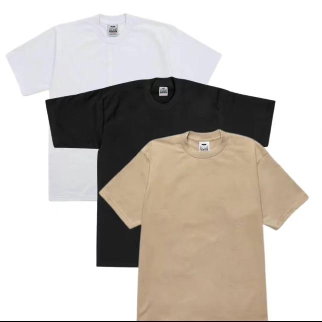 3 pack Pro club T-Shirts Casual Classic Crewneck Shortsleeve Cotton Top Original Menswear